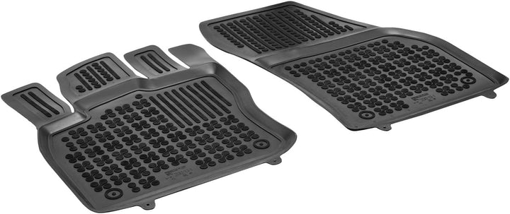 Hohe Gummi Fussmatten mit Rand für vorn passend für VW Caddy ab 11/2020/Ford Tourneo Connect ab 5/20