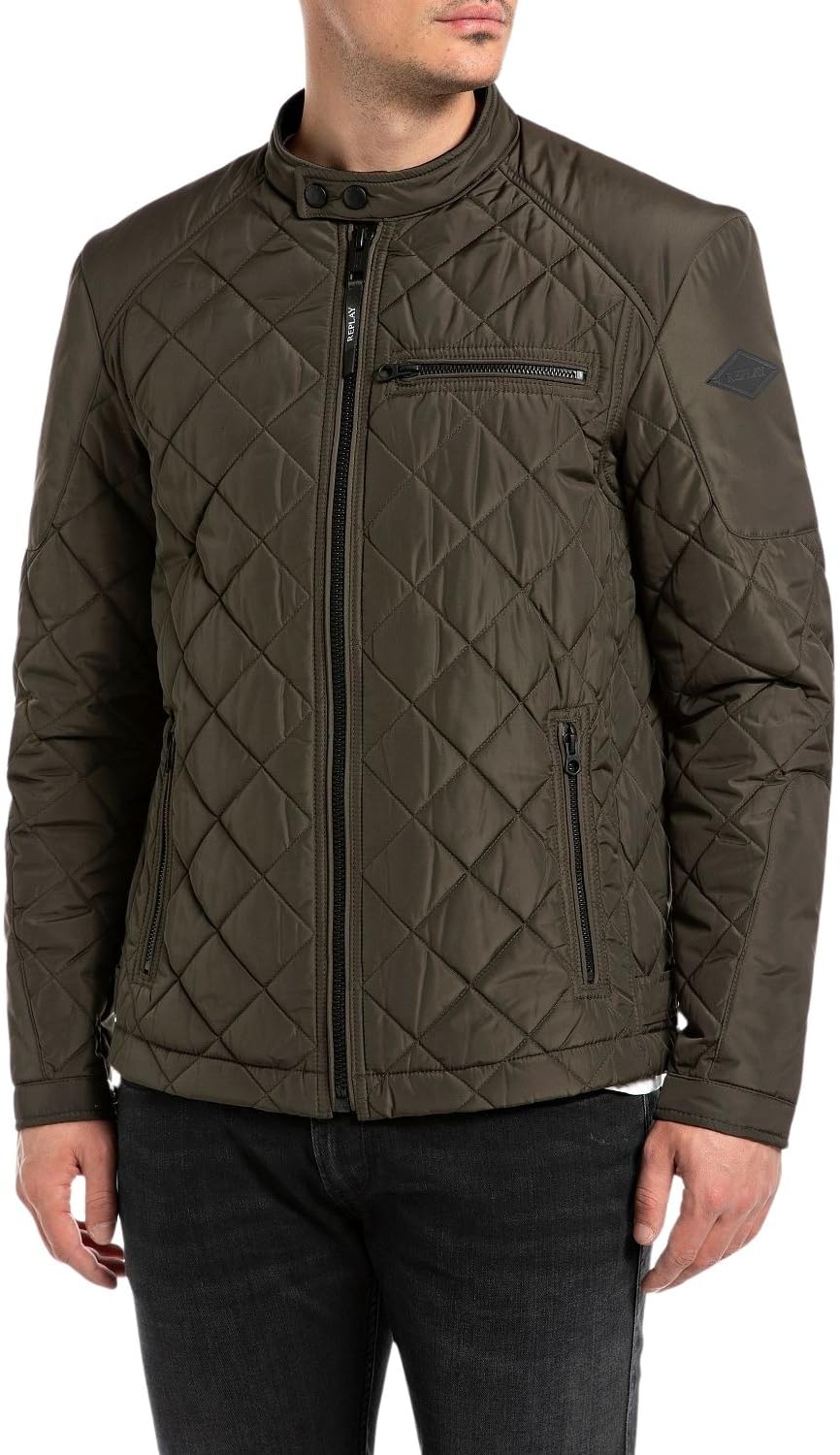 Replay Herren Steppjacke Übergangsjacke S 935 DARK OLIVE, S 935 DARK OLIVE