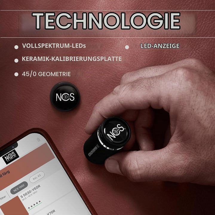 NCS Colourpin II | Multifunktional und langlebig | Drahtlose Technologie der Zukunft | Gewicht - 0,0