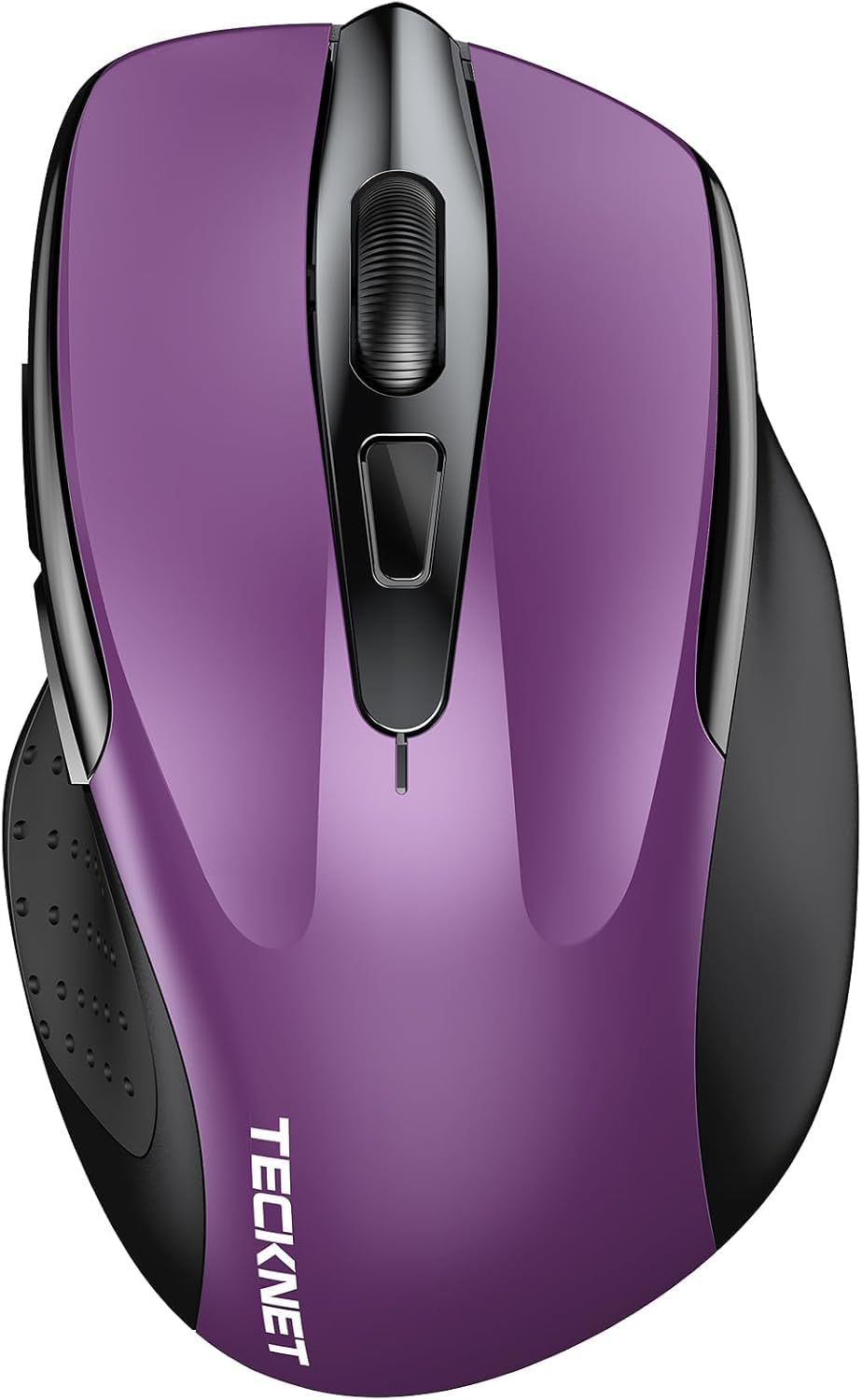 TECKNET Bluetooth Maus, Wiederaufladbare Maus Kabellos(DREI Modi: BT 5.0/3.0 + 2.4G), 4800 DPI, Ergo