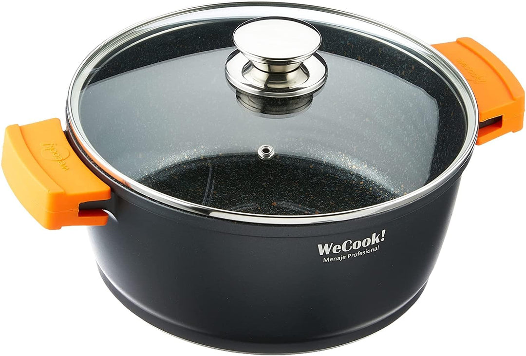 CAST ALUMINIUM POT WITH LID ECOCHEF 32 cm., 32 cm.