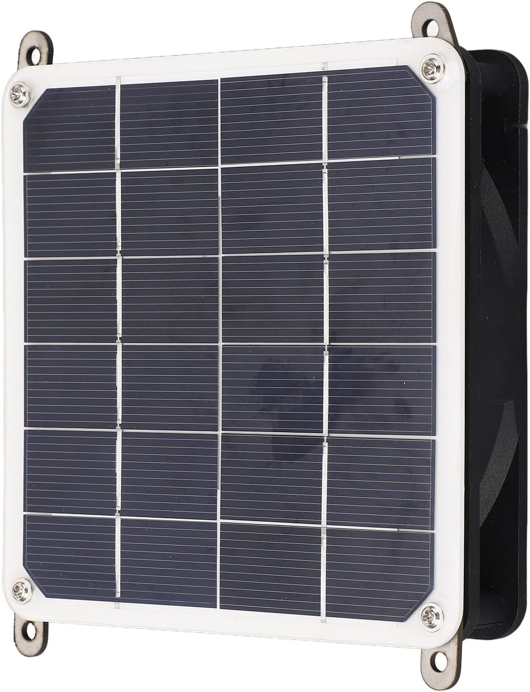 Solarpanel-Ventilator-Set, Vielseitig Einsetzbar, 20 W, Leise, Klein, Einfache Installation, für den
