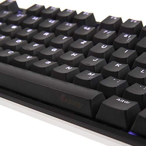Ducky One 2 Backlit PBT Gaming Tastatur, MX-Blue, weisse LED - schwarz, MX-Blue, weisse LED