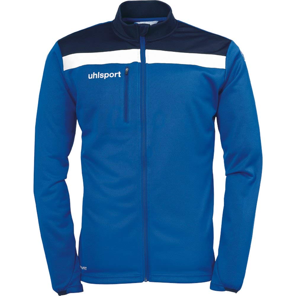 uhlsport Unisex Kinder Offense 23 Jacke Kinder Jacke S azurblau/Marine/Weiss, S azurblau/Marine/Weis