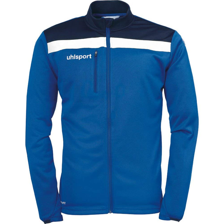 uhlsport Unisex Kinder Offense 23 Jacke Kinder Jacke S azurblau/Marine/Weiss, S azurblau/Marine/Weis