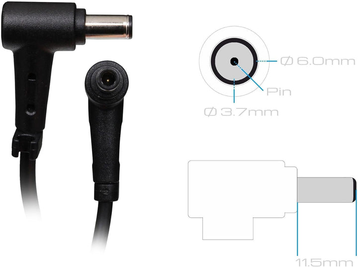 Asus TUF Gaming A17 FA706IU Original Netzteil 180 Watt kantige Bauform