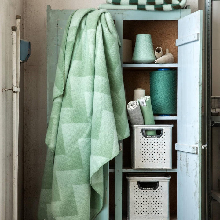RØROS TWEED Lynild - Wolldecke aus norwegischer Lammwolle - Design von Andersson &amp; Voll - Deckenmass