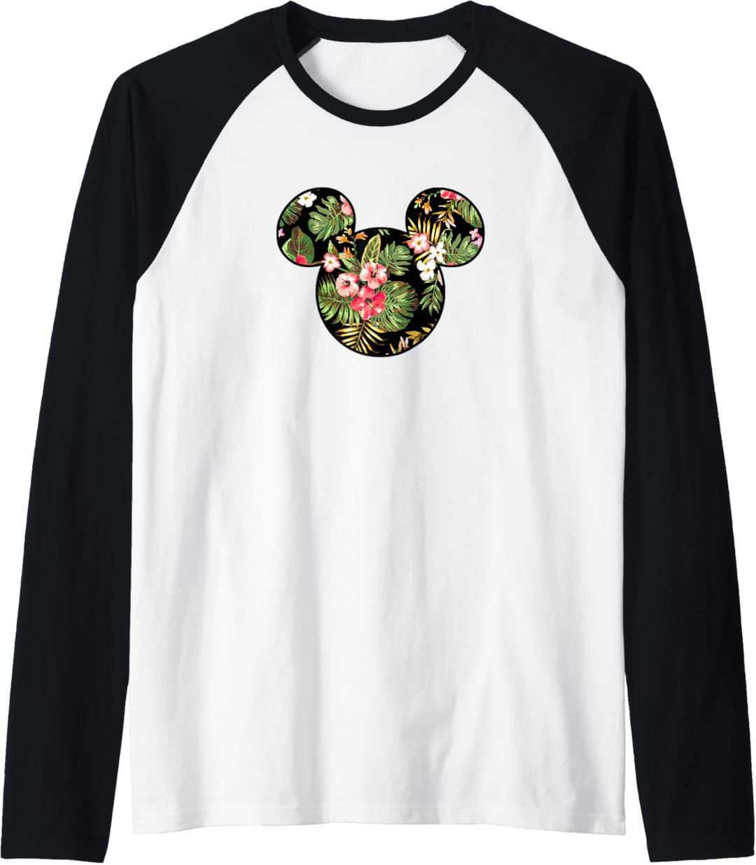 Disney Mickey And Friends Mickey Mouse Tropical Fill Raglan