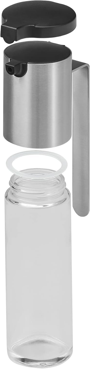 WMF Basic Essig- Ölspender 120ml, Essig und Öldosierer mit Aromadeckel, Rücklauföffnung, Glasbehälte