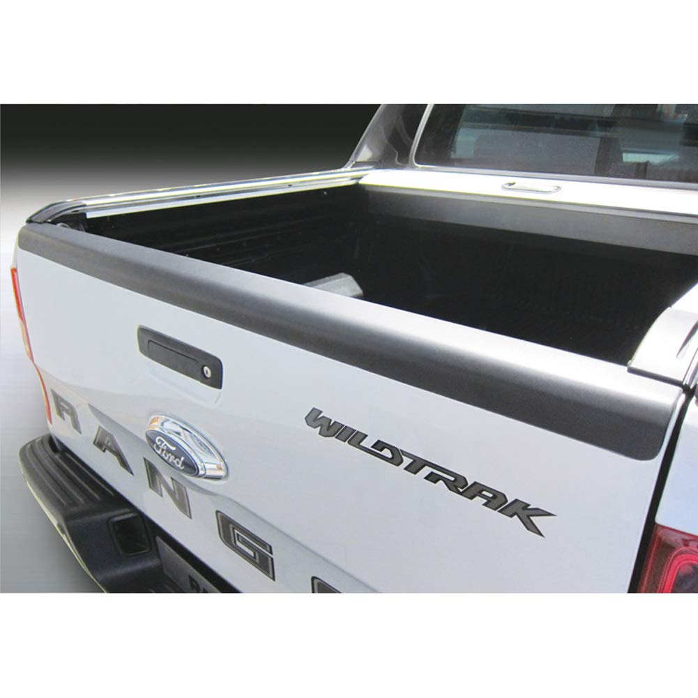 ABS Pickup Heckklappenschutz kompatibel mit Ford Ranger 2011- Schwarz