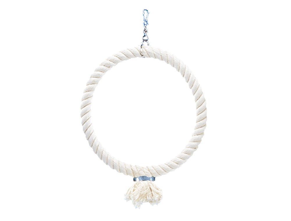 Nobby 31317 Kletterring aus Baumwolle Weiss mittel, Weiss mittel