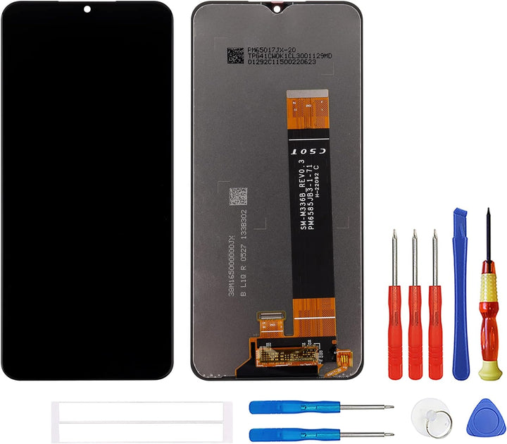swark LCD Display Kompatibel mit Samsung Galaxy M23 5G SM-M236 & M33 5G SM-M336 (Schwarz Ohne Rahmen