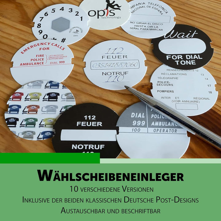 Retro Telefon Wählscheibe/Festnetztelefon Retro/Telefon mit Schnur/Telefon mit Wählscheibe/Telefon R