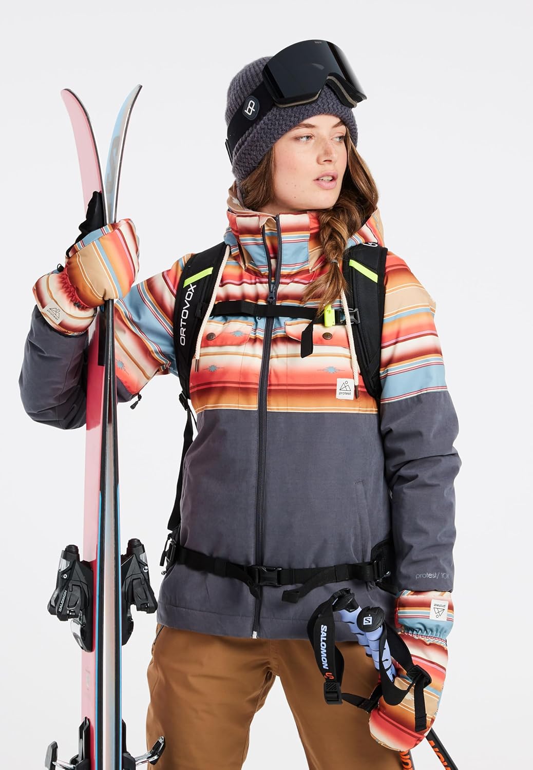 Protest Women, Ladies Ski- Und Snowboardjacken PRTDRYAD XS shadow grey, XS shadow grey