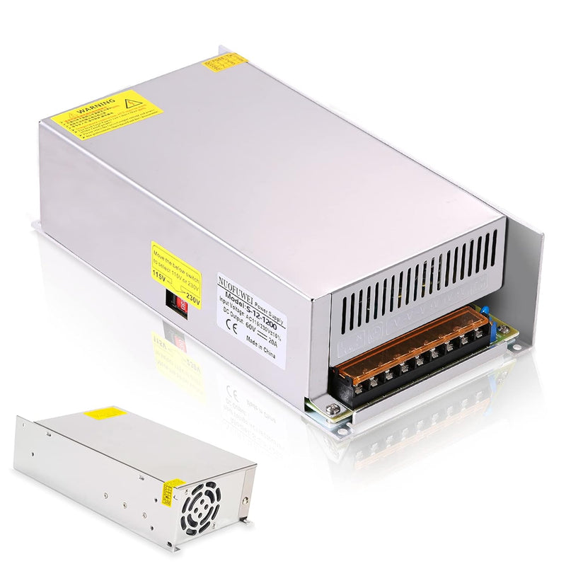 Trafo DC 12V 100A 1200W Netzteil Transformator Schalternetzteil 230V AC auf DC Netzteil 12V 100A 120