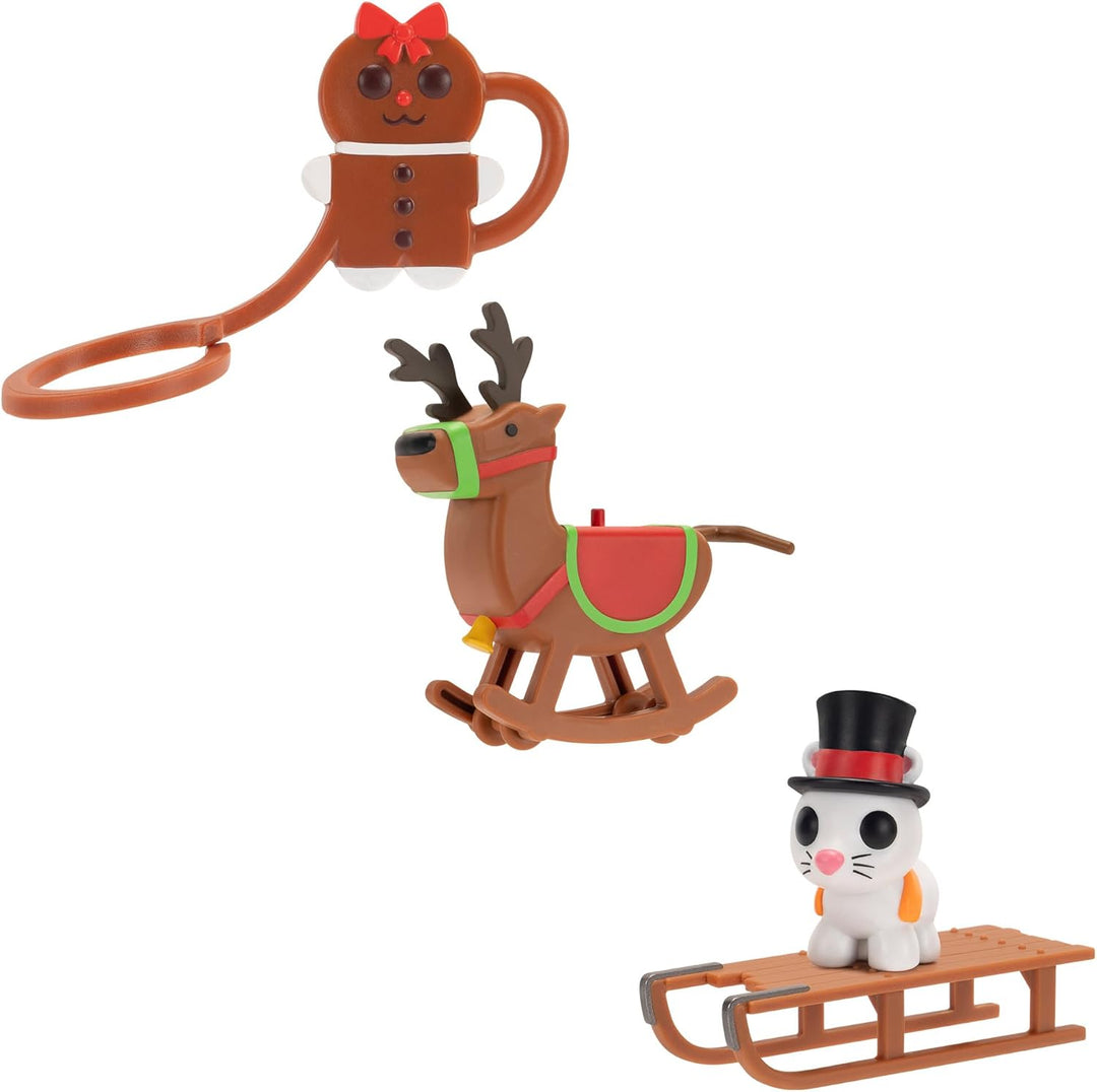 Adopt Me! AME0174 - Adventskalender, 24 Überraschungen inkl. Tieren, Figuren und exklusivem virtuell