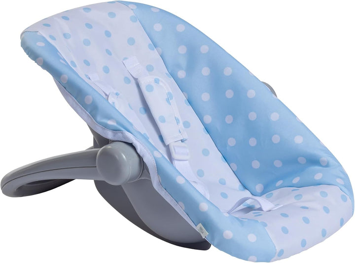 JC TOYS - 2-in-1 Hängematte und Stuhl mit Mehreren Positionen, abnehmbar für Puppen bis 45 cm, blau