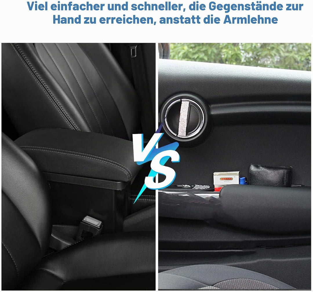 [2 Stück] CDEFG Kompatibel mit Mini Cooper F56 Auto Aufbewahrungsbox Autotür Innenrahmen Organizer A