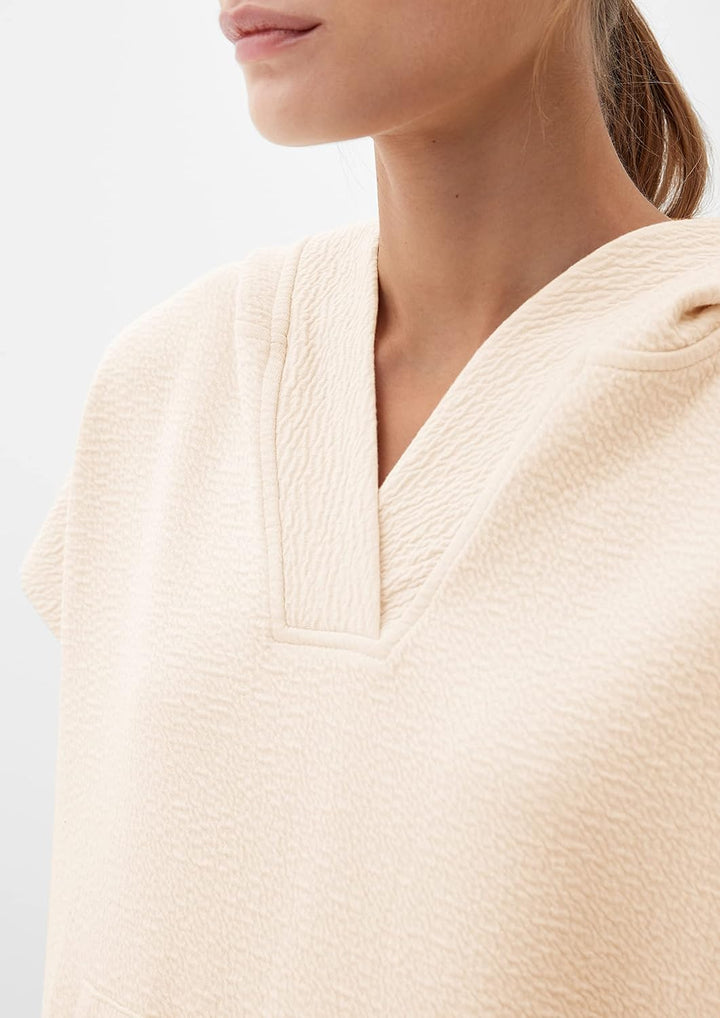 s.Oliver Damen Sweatshirt Kurzarm, 40 Beige