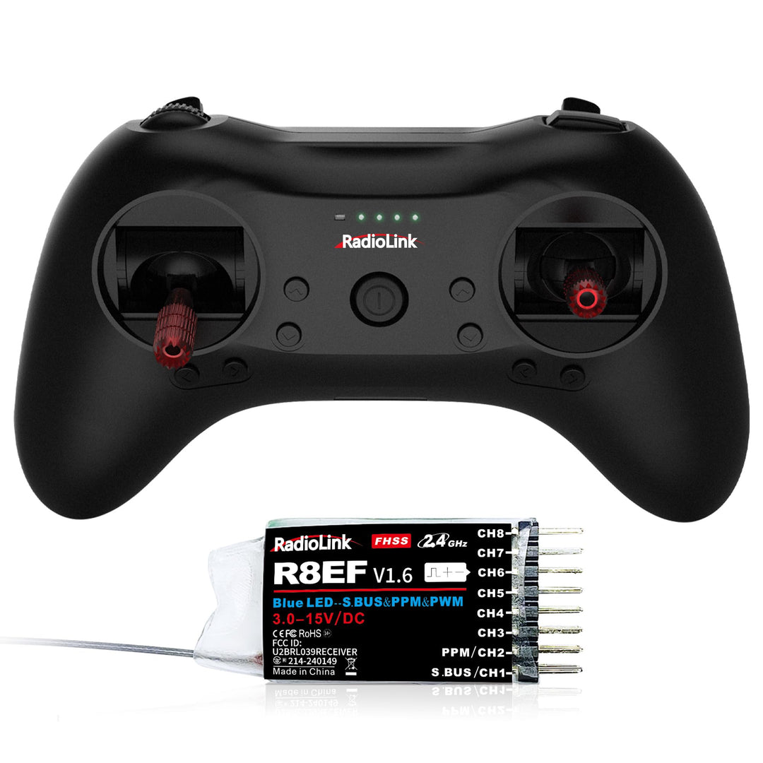Radiolink T8S 8 Kanäle 2,4 GHz RC Sender und Empfänger R8EF RX, Fernbedienung und Controller Eingeba