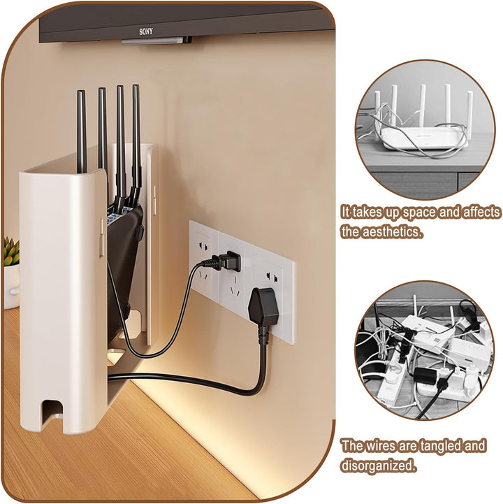 Router-Schrank – Aufbewahrungsbox – Versteck – Router-Box – Wandbox – Wandgehäuse – WLAN-Regal – WiF