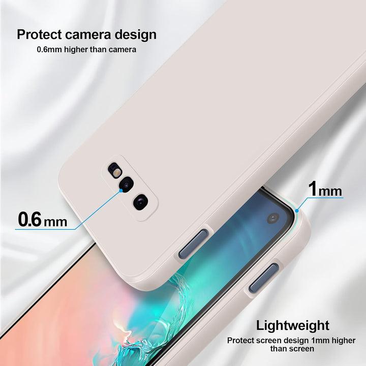 GiiYoon Silikonhülle Kompatibel mit Samsung Galaxy S10e, Ganzkörperhülle, seidig weiche Haptik Handy