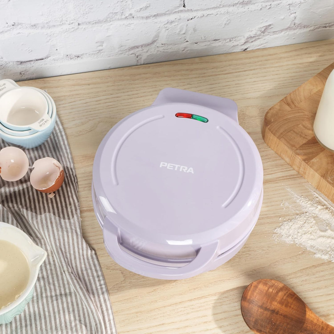 Giles & Posner Mini-Doughnut-Maker – Antihaft-Kochplatten für 7 Donuts, einfach zu reinigende Donutm