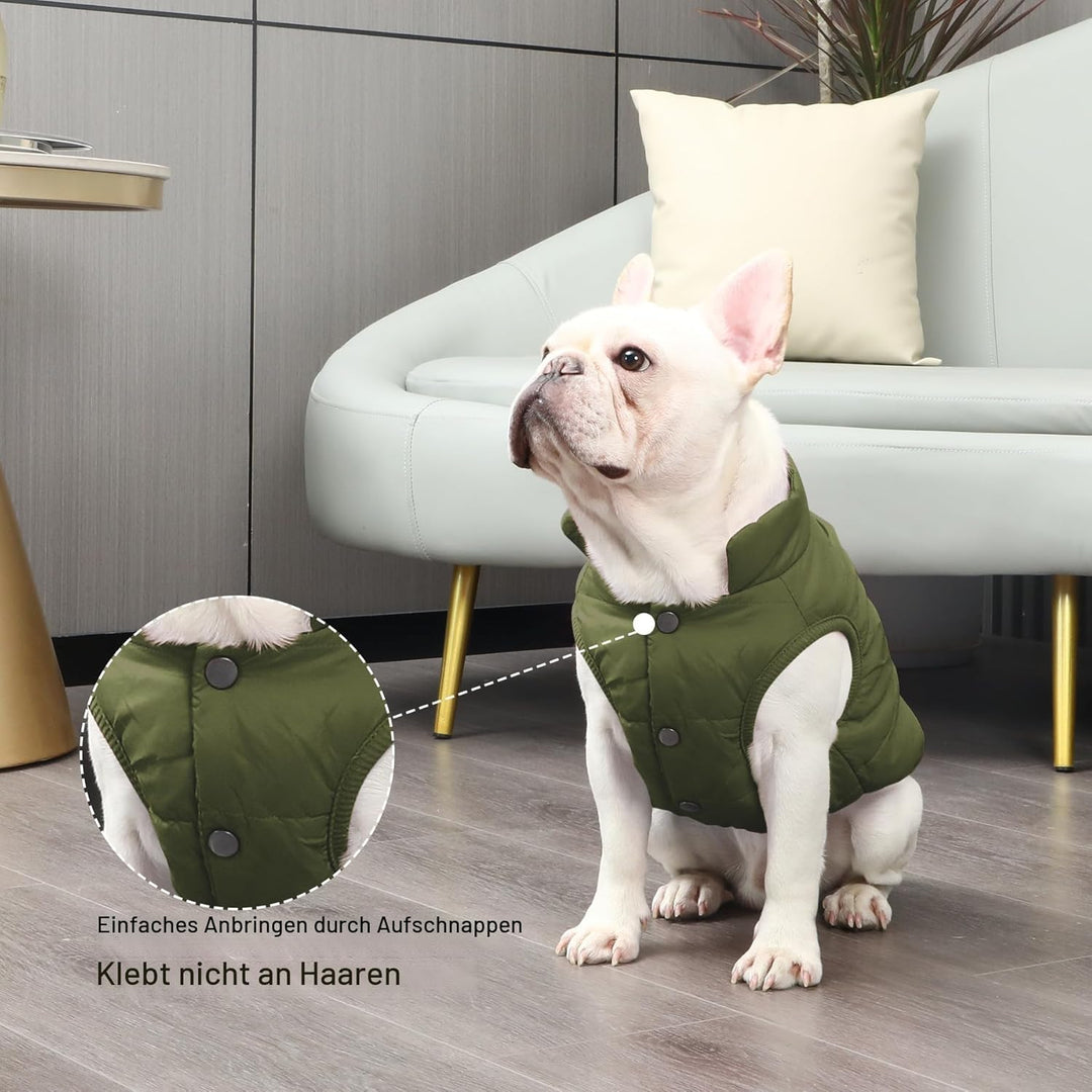 JoyDaog Fleece Hundejacke für Winter kaltes Wetter, Extra Weicher Hundemantel für grosse Hunde, Wind