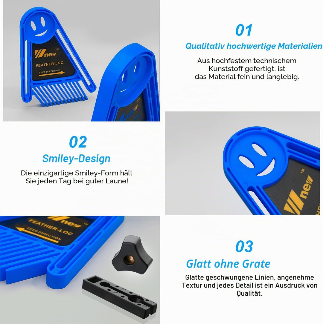 Doppel Featherboard Set, Feder Board, Holzbearbeitung Sicherheit Doppel Federbrettern, für Frästisch