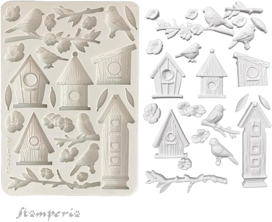 Stamperia - Silicon Mould A5 for Scrapbooking, Bullet Journals and More, Non-Stick Surface, Suitable