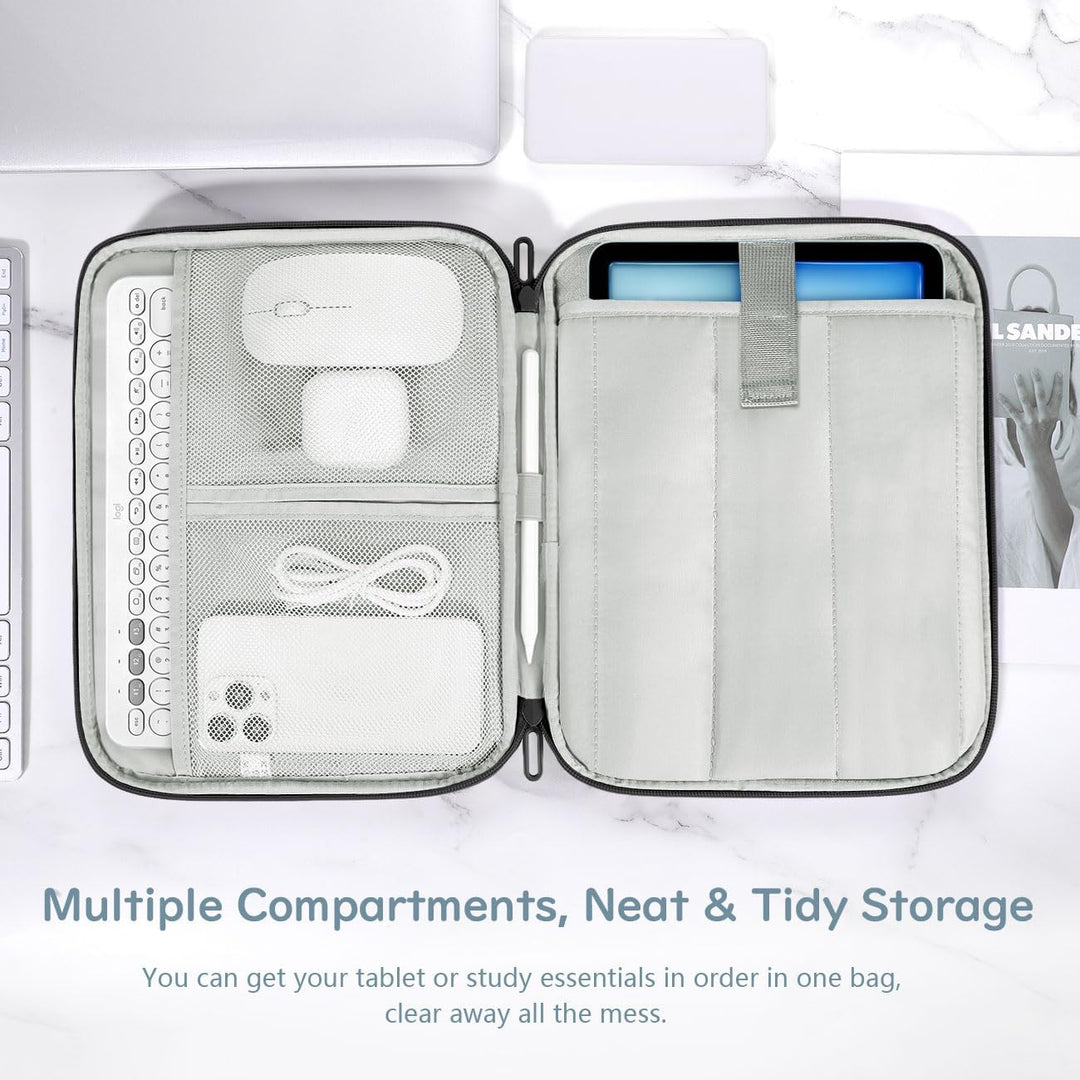 Dadanism 9-11 Zoll Tablet Tasche Hülle mit Polsterung für iPad Pro 11" M4,iPad Air 11", iPad 10. Gen