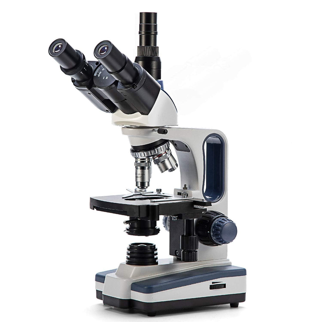 Swift SW350T Mikroskop Compound Trinokular, Research-Grade für Lab, 40X-2500X Vergrösserung, mit Wei