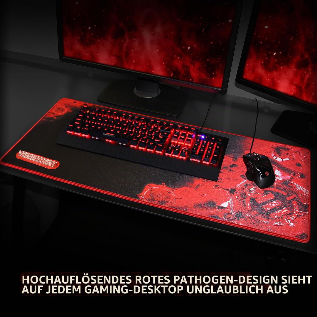 ENHANCE GX-MP2 Verlängert Gaming Mouse Pad - Grosses XL Mauspad (80 x 35 cm) für professionelle Espo