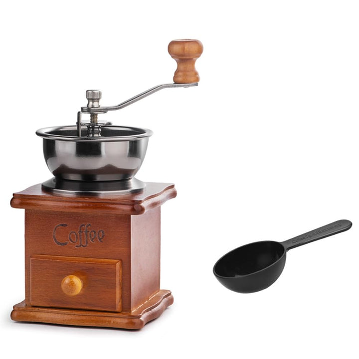 Manuelle Kaffeemühle, Mini Vintage Kaffeemühle Handkurbel zum Mahlen Von Kaffeepulver, Espressomühle