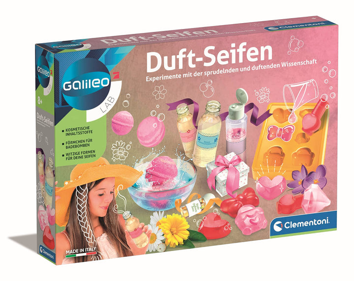 Clementoni Galileo Lab – Duft-Seifen, handgemachte Seifenstücke, duftende Kreationen zum Selbermache