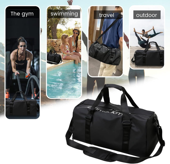 Sporttaschen für Damen und Herren, Reisetasche und Handtaschen - mit Schuhfach und Nassfach - Travel