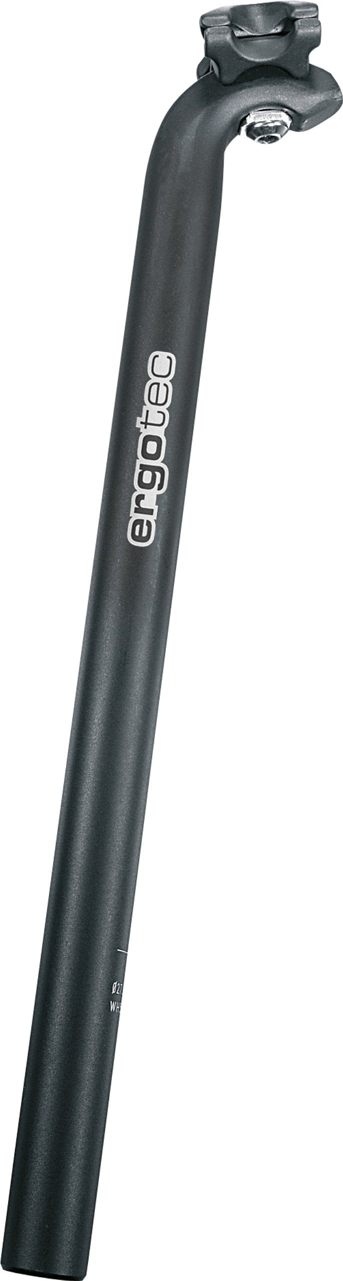 ergotec Sattelstütze Patent Hook 26.2 x 400 mm Schwarz, 26.2 x 400 mm Schwarz
