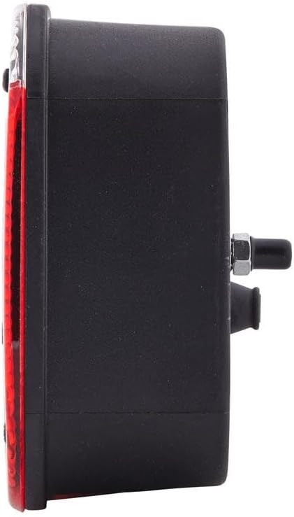 HELLA - Heckleuchte - Glühlampe - 12V - Anbau/geschraubt - Lichtscheibenfarbe: weiss/rot - Stecker: