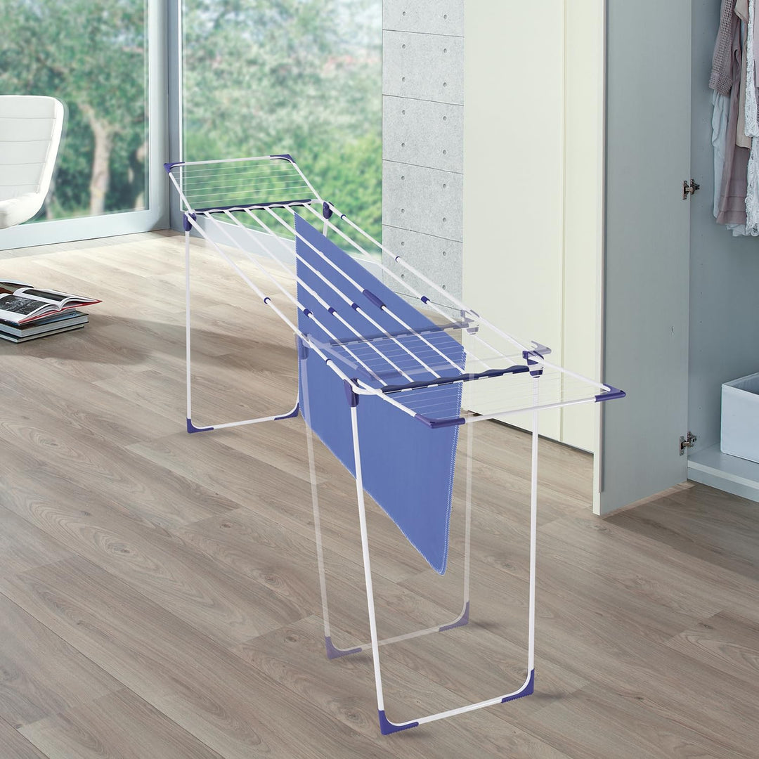 Leifheit Wäscheständer Classic Extendable 230 Solid, auf eine Breite von 184 cm ausziehbar, Standtro