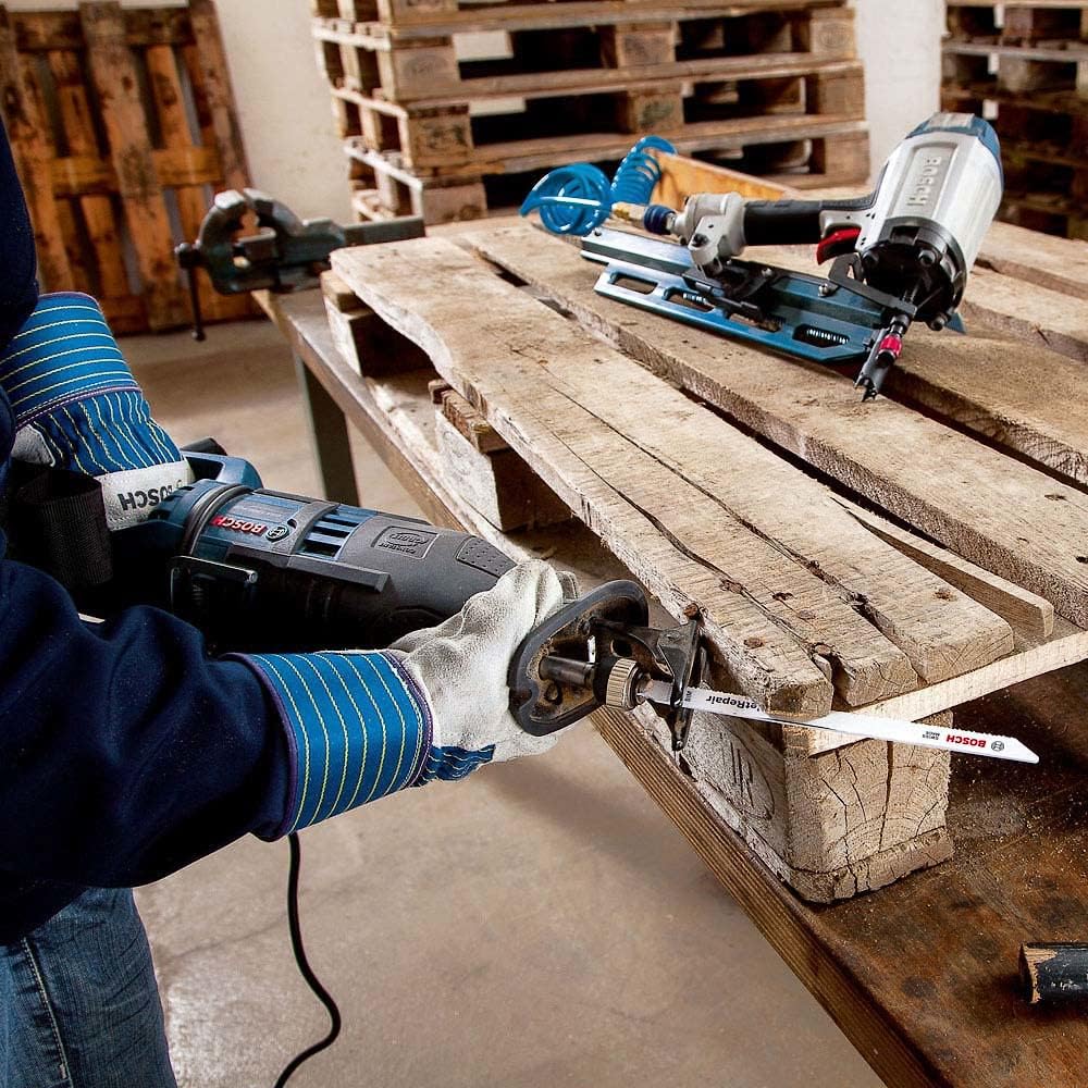 Bosch Professional 5 Stück Stichsägeblatt S 1122 VFR Special for Pallet Repair (für Paletten, Zubehö