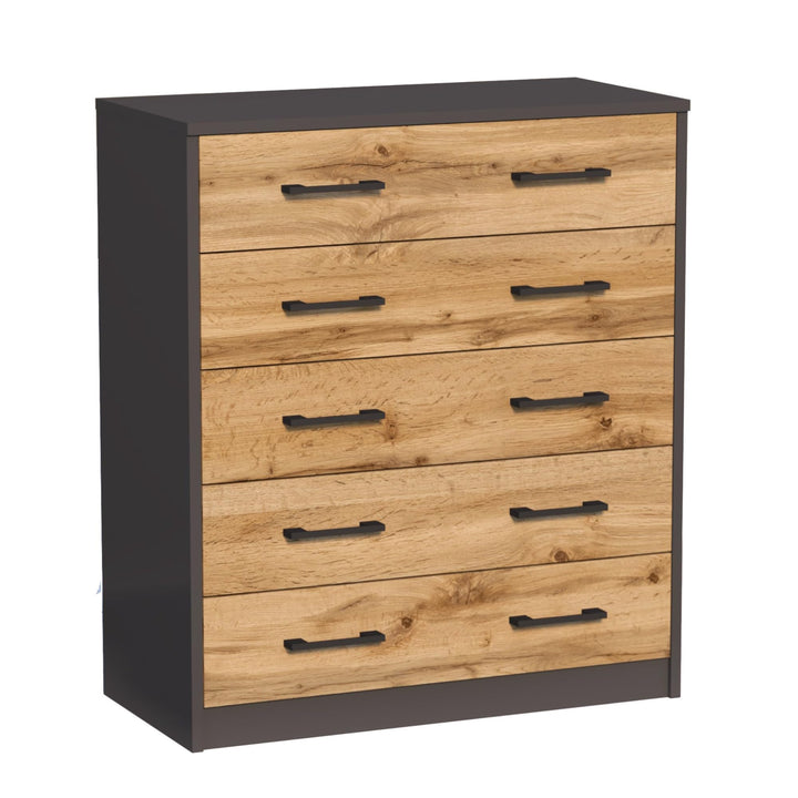Home Collective Schuhschrank mit 5 aufklappbaren Schubladen Schuhregal mit 5 Fächern weiche abgerund