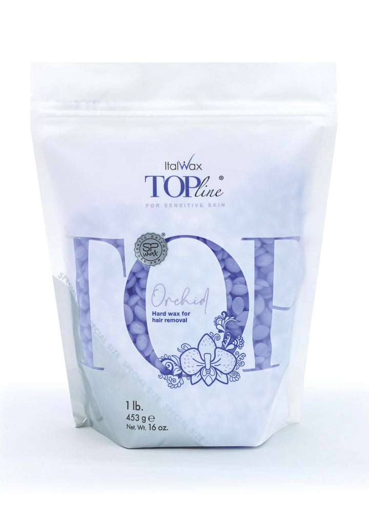 Italwax Top Line Orchid - 450g - Waxing Perlen für Haarentfernung – Duftlos - Synthetische Formulier