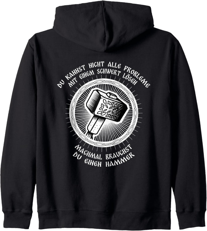 Wikinger Valhalla | Thor | Odin | VIKINGS Ragnar Kapuzenjacke