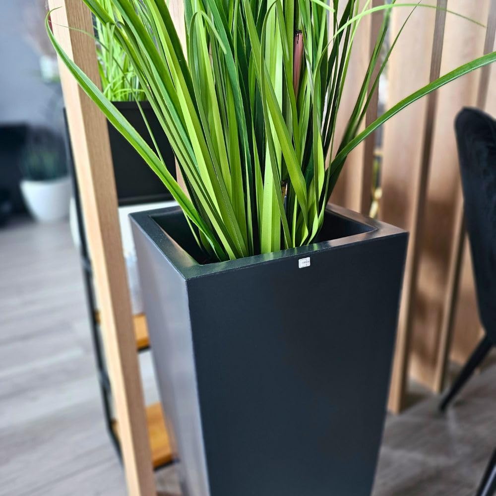 Juno-Topf, Höhe 75x28x28 cm, Zeitloses Design, Top-Qualität, drinnen und draussen, passend für Jede