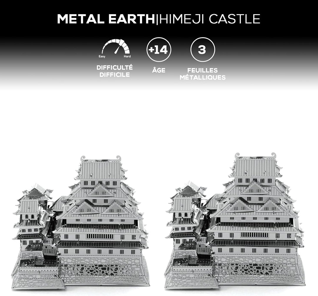 Fascinations MMS055 - Metal Earth 502576 - Himeji Castle, lasergeschnittener 3D-Konstruktionsbausatz