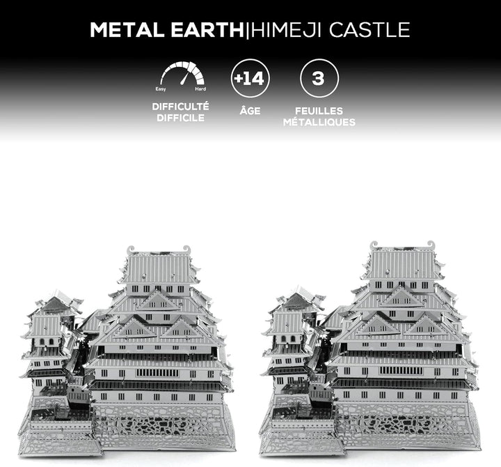 Fascinations MMS055 - Metal Earth 502576 - Himeji Castle, lasergeschnittener 3D-Konstruktionsbausatz