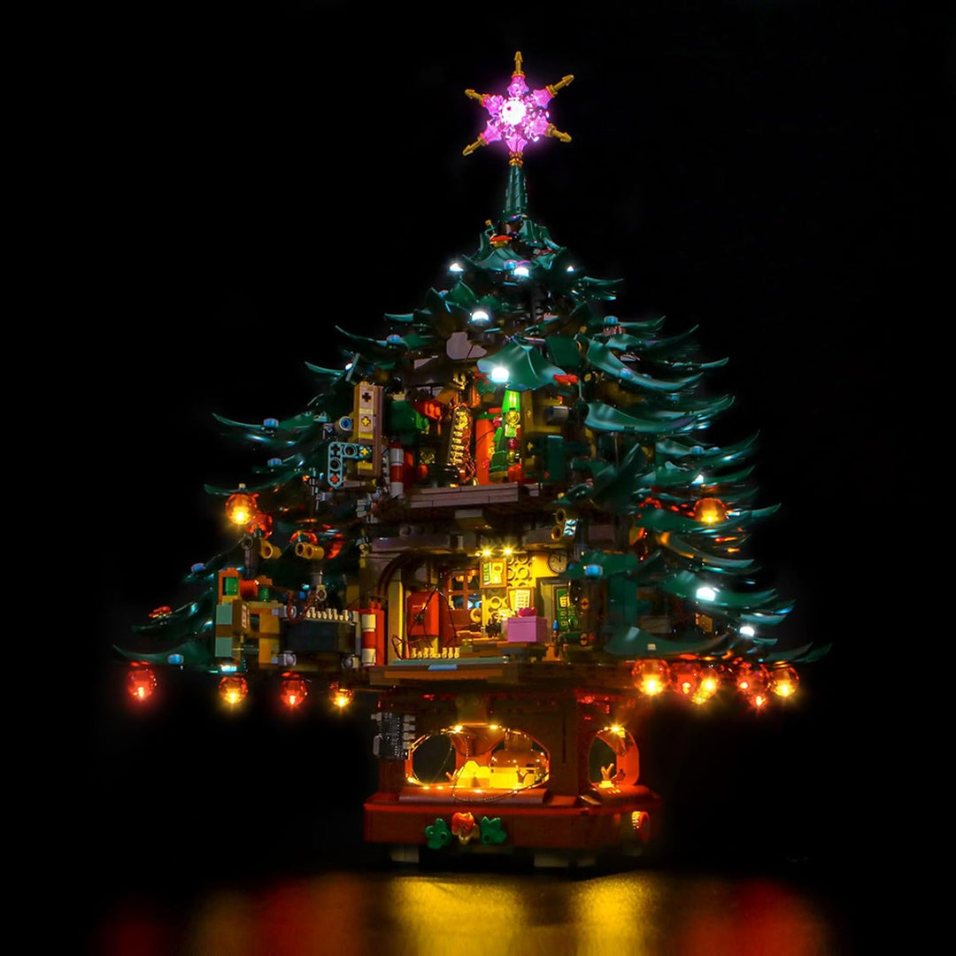 Led Licht Set Kompatibel mit Lego 41843 Family Christmas Tree Decoration (Kein Modell), Dekorationsb