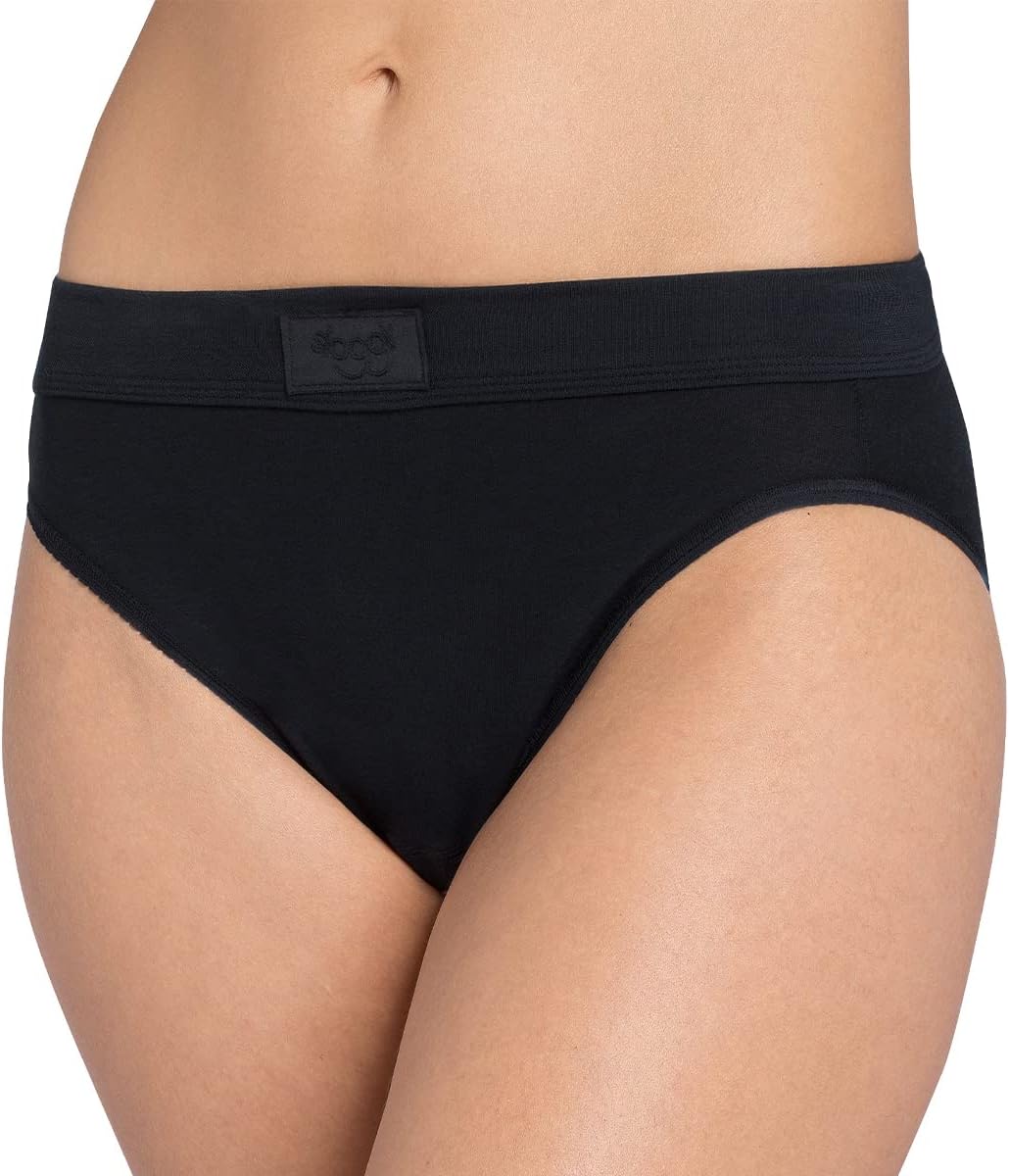 Sloggi Damen sloggi Double Comfort Tai Taillenslip, 3x Schwarz (Black)