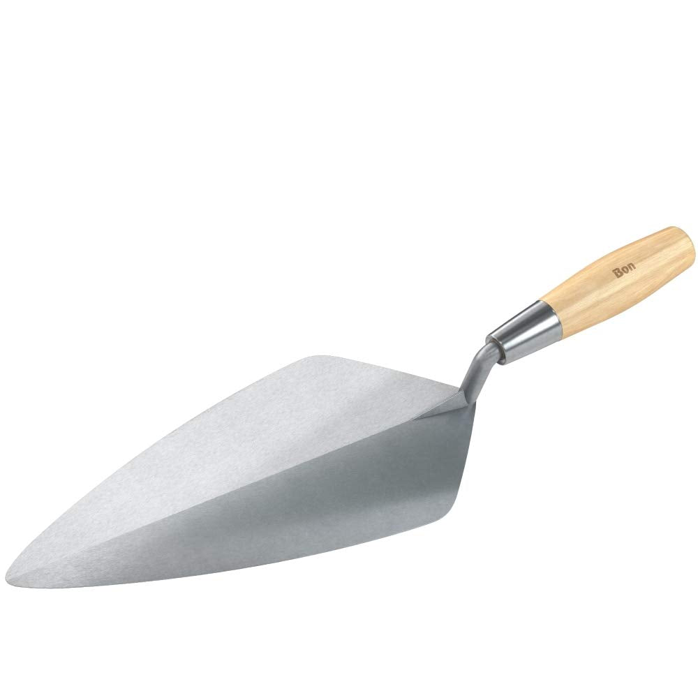 Ziegelkelle geschmiedet 33 cm NL Holz HNDL Holz 13", Holz 13"