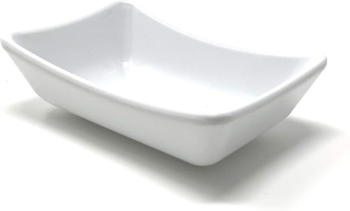 4x Dipschalen Melamin Set Weiss 756 Snackschale Servierschale Klein Mini Saucenschälchen Soja Weiss